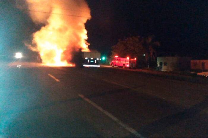 incendio carreta by bombeiros