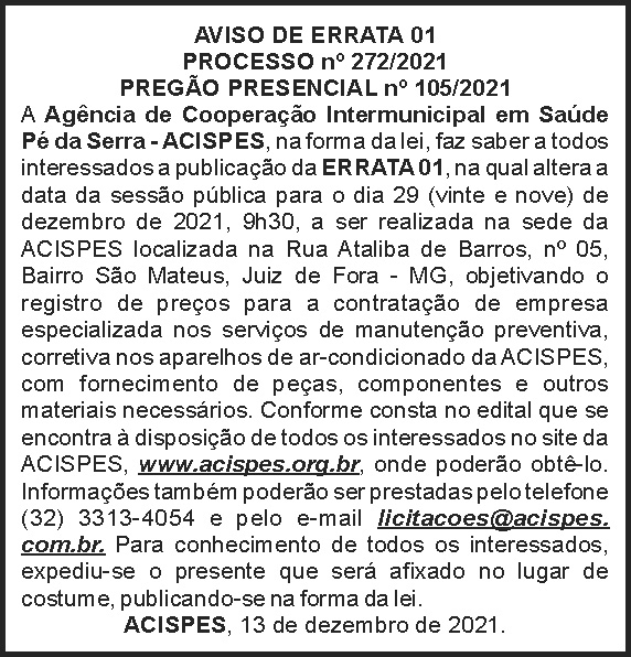 Aviso de errata - Acispes 4 1 ACISPES 272 1