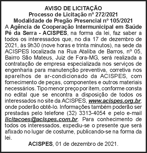Pregão presencial - Acispes 4 1 ACISPES 272