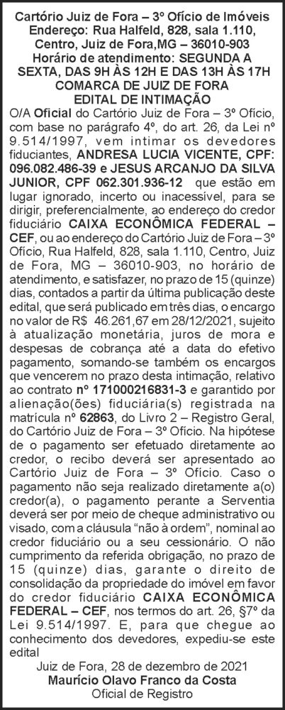 Edital - ofício de imóveis 4 1 ARCANJO