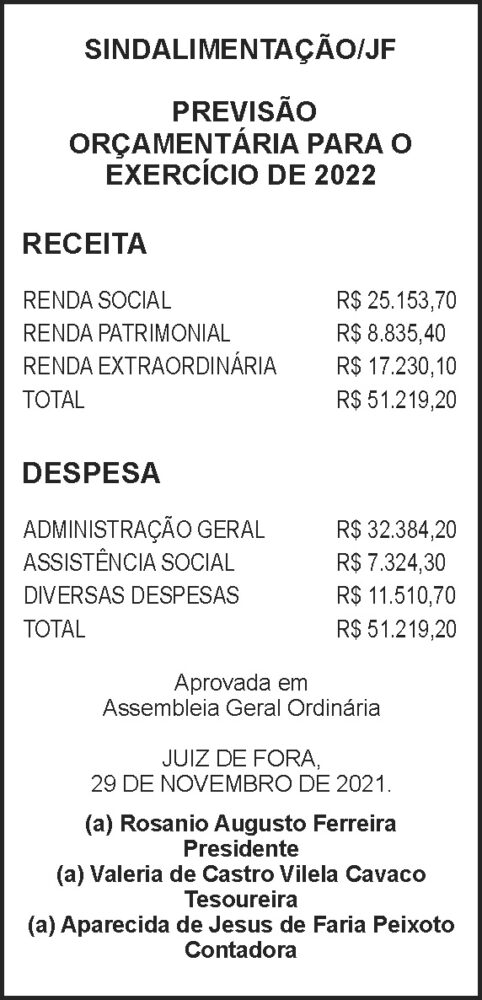 Sindalimentação/JF 4 1 SALIMENTACAO