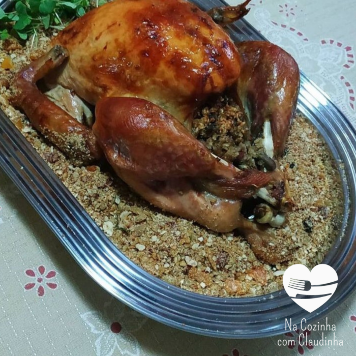Farofa Natalina de Farinha Panko e Castanha de Caju