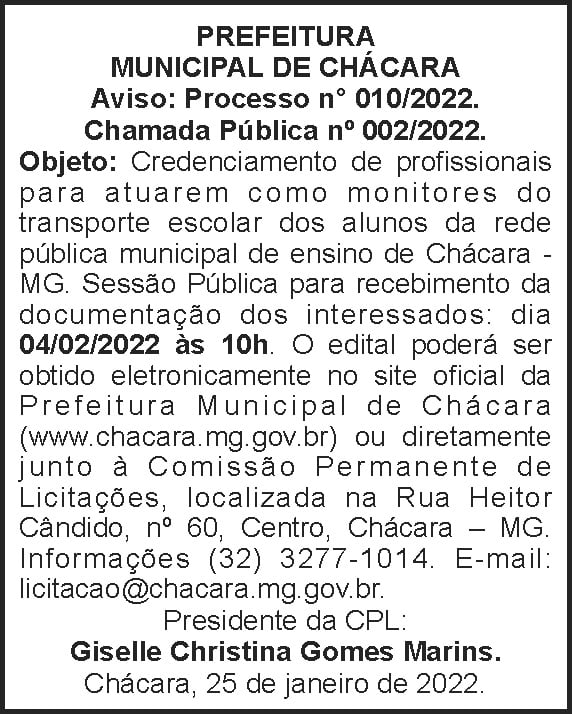 1 CHACARA 010