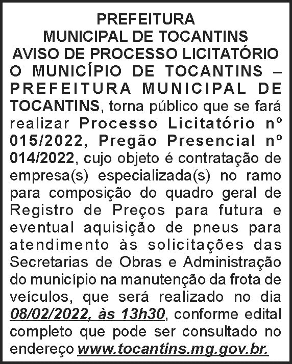 1 TOCANTINS 015