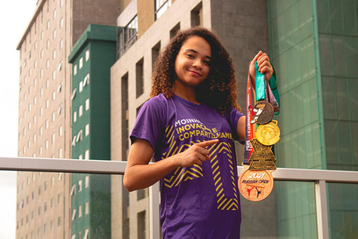 Juiz-forana Danielly Vitória busca seleção brasileira e Mundial em 2022 1 Danielly Vitoria Taekwondo foto Anna Julia