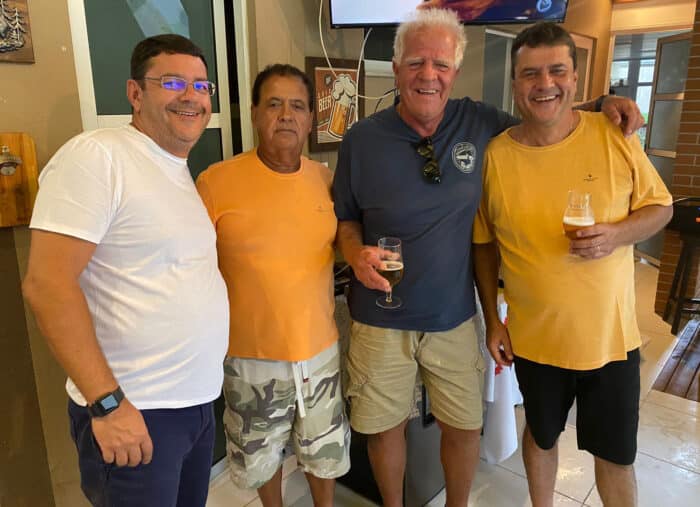 Túlio Silva e o filho Philipe ladeando Nei Neves da Silva e Ricardo Fortuna 3 Eduardo Neves, Alcedir Nunes, Tulio Silva e Gustavo Neves