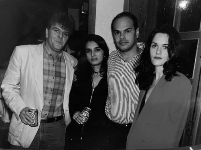 A beleza singular de Luana Schultz 3 Gisela e Cláudio Ferreira da Silva ladeados por Túlio e Virginia Papadopulus Silva em 1997