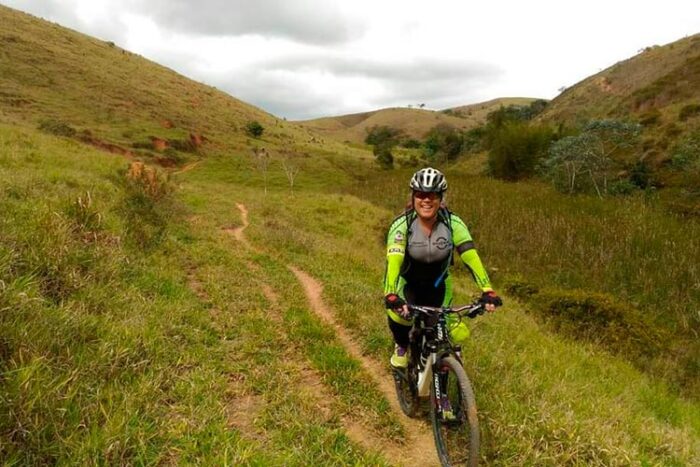 Ciclistas dão dicas de segurança para o pedal nas trilhas da região 2 Ciclismo Cida Oliveira arquivo pessoal 1