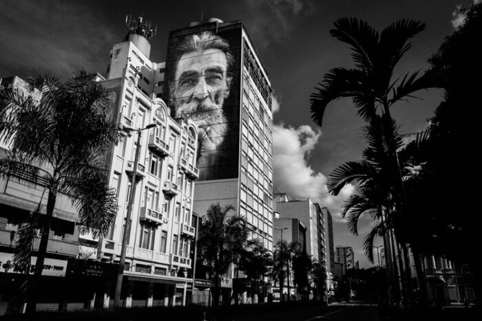 Projeto propõe empenas virtuais em Juiz de Fora 1 Empena Edificio Juiz de Fora final graos