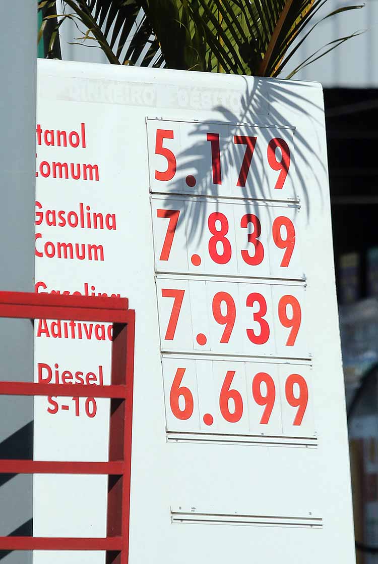 Aumento no preço da gasolina já é generalizado nos postos de JF 1 Precos dos combustiveis fernando priamo 7