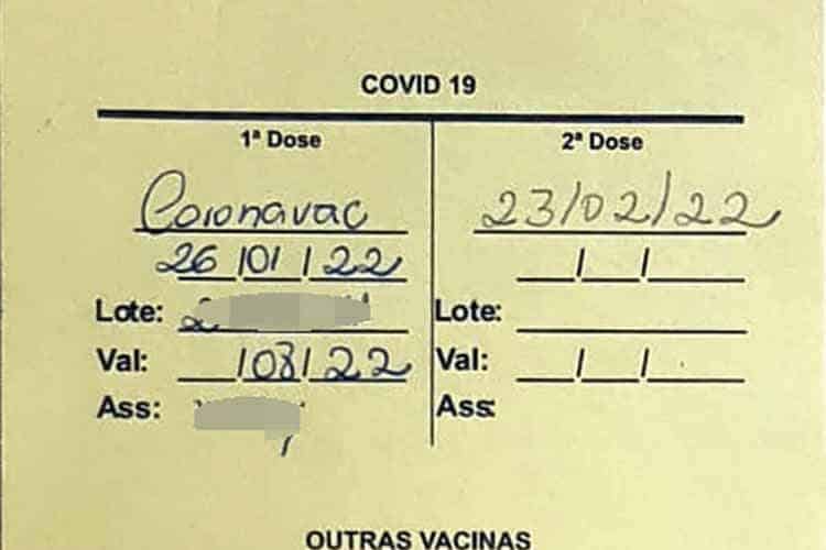 Comprovante Vacinacao