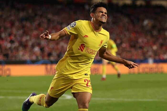 Mané e Luis Díaz marcam, e Liverpool vence o Benfica por 2 a 1 na Liga dos Campeões 1 Luis Diaz Liverpool foto Reproducao Twitter Champions League
