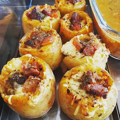 Pimentão e batata recheados do Boteco do Ronaldo 3 Batata Ronaldo 1