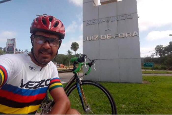 Paraciclista de Santos Dumont busca ajuda para participar do Brasileiro 1 Eduardo Santana 3. Foto arquivo pessoal