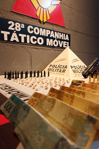 Trafico de drogas foto Divulgacao PM