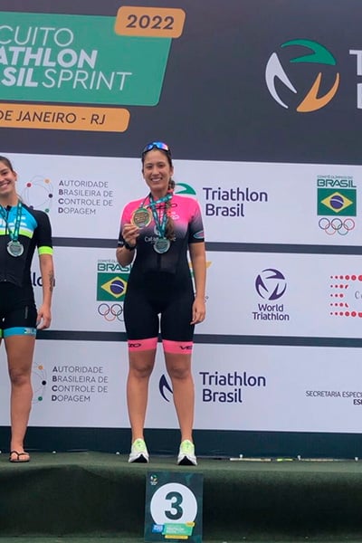 Juiz-forana Andressa Miana é bronze em estreia no Brasileiro de Triathlon 1 Triathlon Andressa foto Fotop 2
