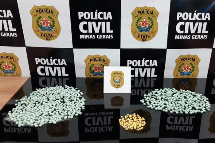 Homem é preso com comprimidos de ecstasy que seriam vendidos em festas de estudantes 1 apreensao ecstay by pc