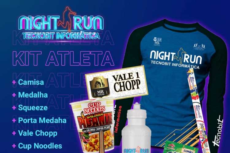 Tecnobit Night Run irá reunir mais de 900 atletas no Estádio Municipal 1 tecnobit kit atleta divulgacao
