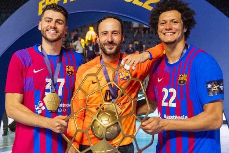 Juiz-forano Thiagus Petrus é bicampeão da Champions de Handebol pelo Barcelona 2 thiagus petrus champions destacada