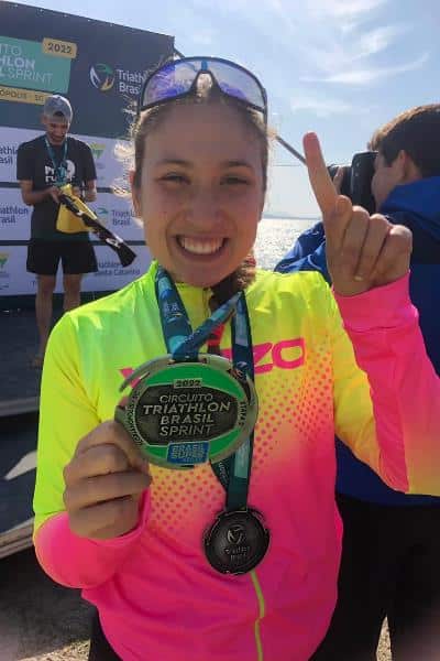 Juiz-forana Andressa Miana é campeã brasileira de triathlon 1 andressa triathlon foto arquivo pessoal