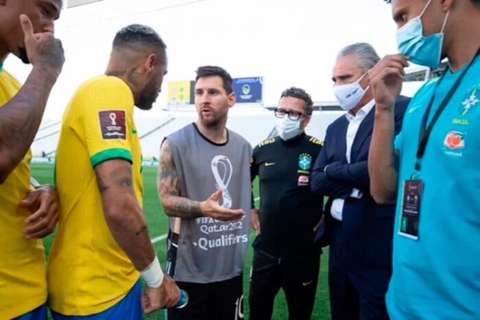 Tite pede, e CBF, Fifa e AFA têm acordo para cancelar jogo com Argentina 1 brasilxargentina foto lucas figueiredo cbf