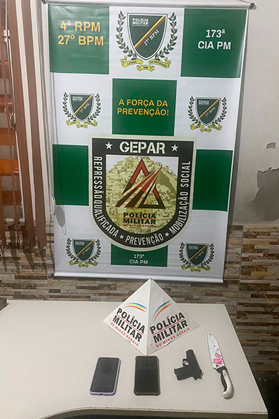 Casal de adolescentes é ameaçado com faca e arma de fogo em roubo 1 Adolescentes roubados foto Divulgacao PM