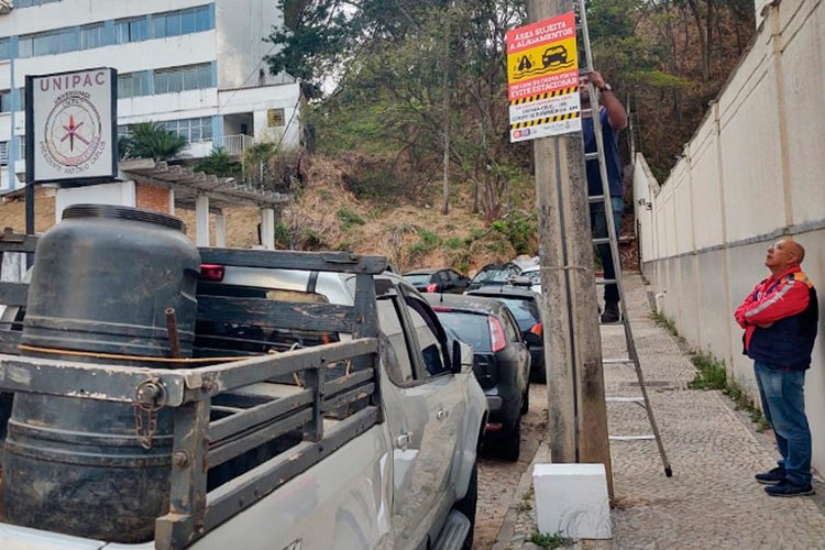 placas alagamento divulgacao pjf