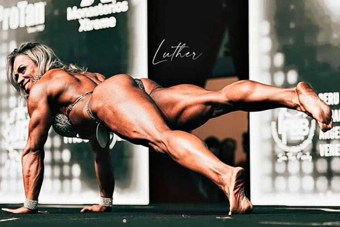 Ester Ferreira supera contratura e é campeã sul-americana de fisiculturismo 1 Ester fisiculturismo foto Luther