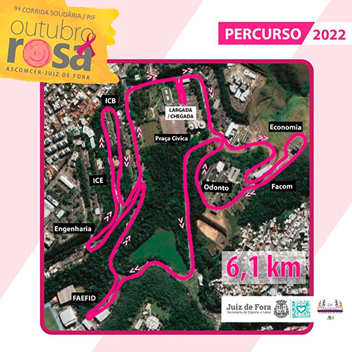 Corrida da Ascomcer fecha inscrições on-line e mantém últimas presenciais 2 corrida ascomcer percurso