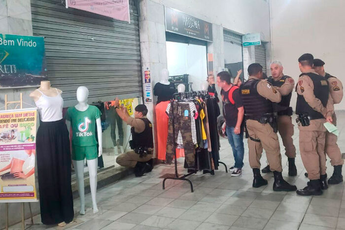 Homem mata ex e comete suicídio em galeria no Centro 1 homicidio e suicidio galeria foto sandra zanella vale esta