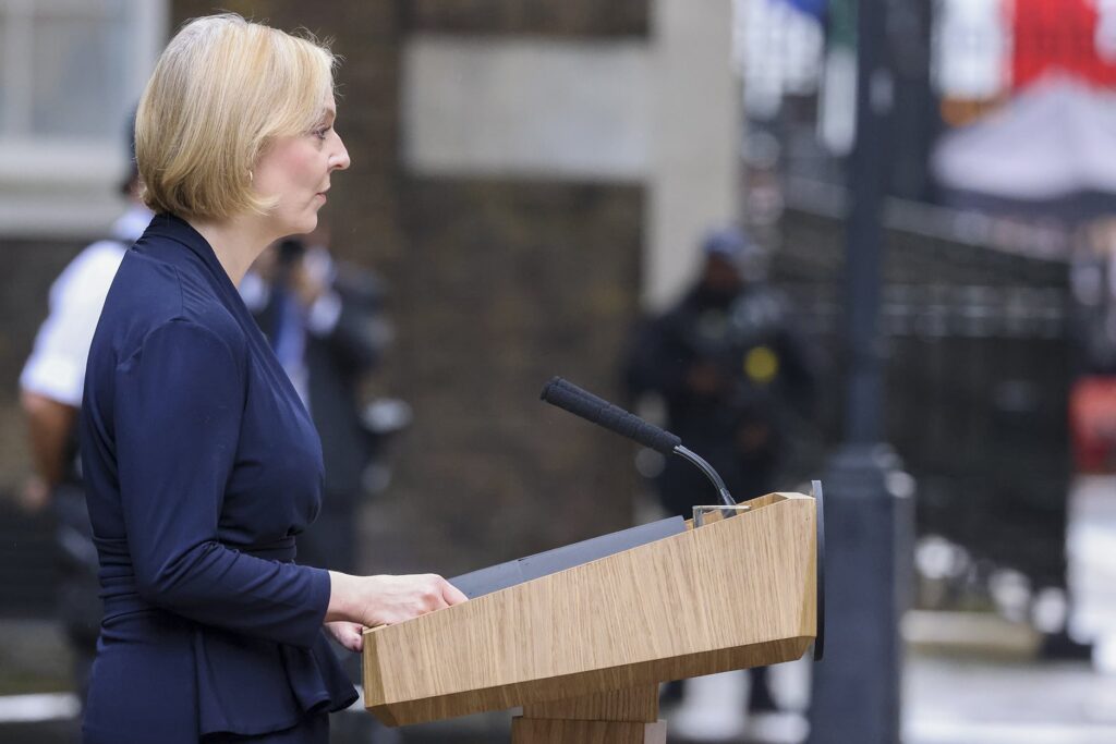 No Reino Unido, Liz Truss confirma renúncia ao cargo de primeira-ministra 1 primeira ministra reino unido by fotos publicas Andrew Parsons No 10 Downing Street e1666276573446