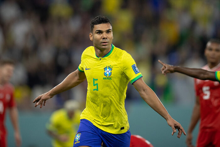Com golaço de Casemiro, Brasil vence Suíça e se classifica às oitavas da Copa 1 Casemiro Brasil foto Lucas Figueiredo