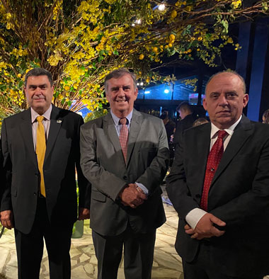 Heveraldo Lima de Castro Emerson Belloti e Aloisio Vasconcelos Foto Basileu Gouvea