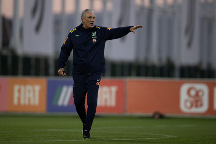 Bruno Guimarães dá susto, e Tite segue sem definir time titular da Seleção 2 Tite Selecao foto Lucas Figueiredo CBF