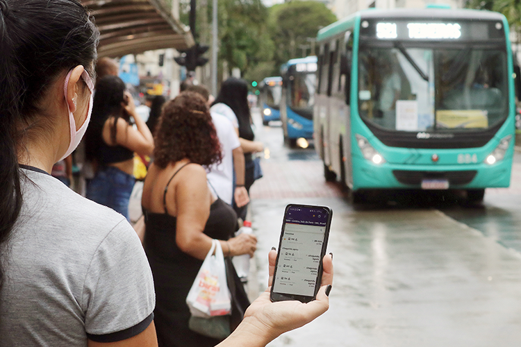 Usuários reclamam de problemas em aplicativo de horário de ônibus em JF 1 Citt mobi2 Felipe Couri