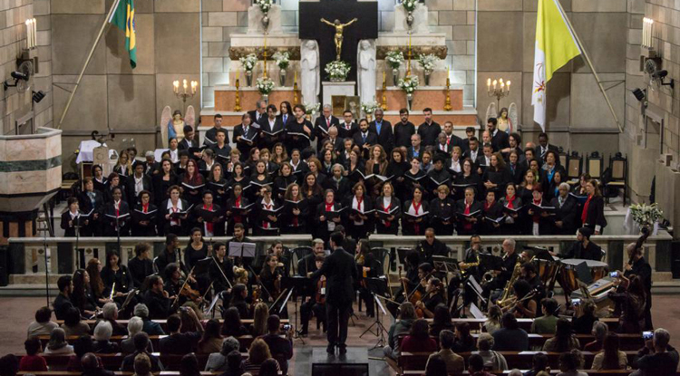 Corais e orquestra sinfônica celebram a chegada do Natal 1 Coral e Orquestra Pro Musica foto Fernando Itaborahy