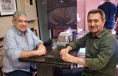 Coluna Cesar Romero - 28/12/2022 1 Marcus Pestana e Isauro Calais 271222 enviada pelo CR