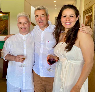 Coluna Cesar Romero - 28/12/2022 2 Miguel e Andrea Jacob 271222 ladeando Fernando Villela de Andrade enviada pelo CR