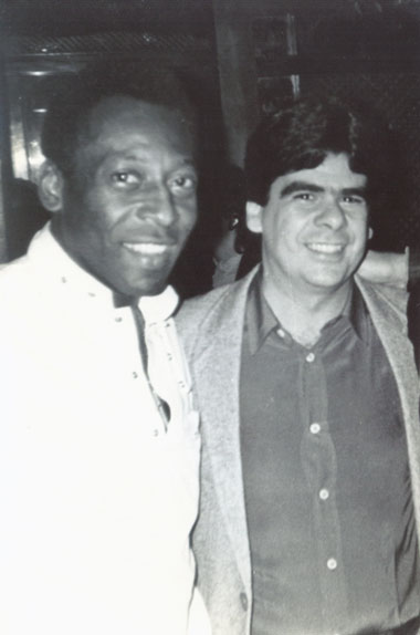 Pele e Cesar Romero livro87