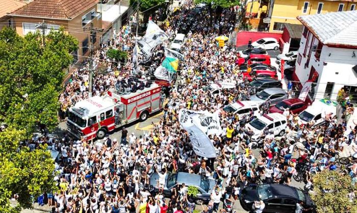 Cortejo Pele foto Conmebol Twitter