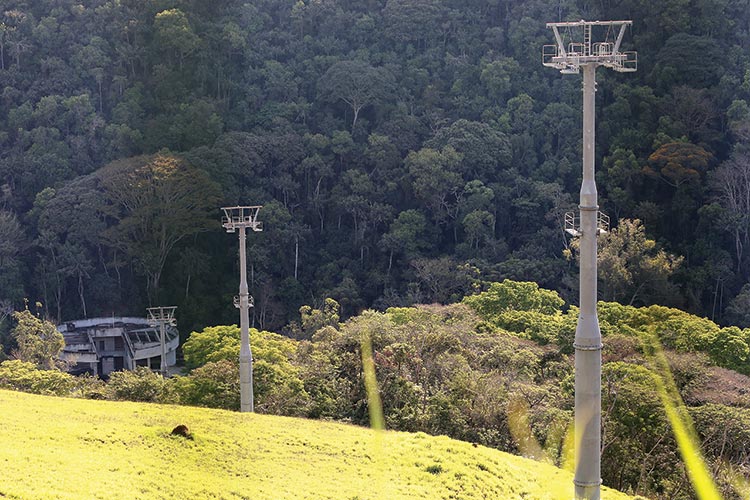 UFJF ainda tenta vender trenó de montanha 2 UFJF TELEFERICO FERNANDO PRIAMO Arquivo TM