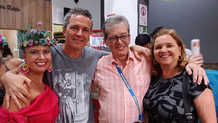 Coluna Cesar Romero - 07/02/2023 2 3 Hellen Laender e Fernando Barreto com Rodrigo e Marcia Barbosa