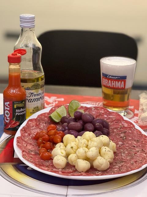 A porcao de frios e a preferida do colunista