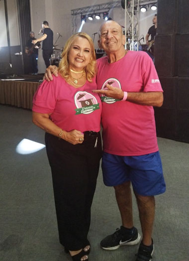 Coluna Cesar Romero - 28/03/2023 4 Alessandra Sampaio e Alberto Rihan 270323 Feijoada da Ascomcer enviada pela Giglia