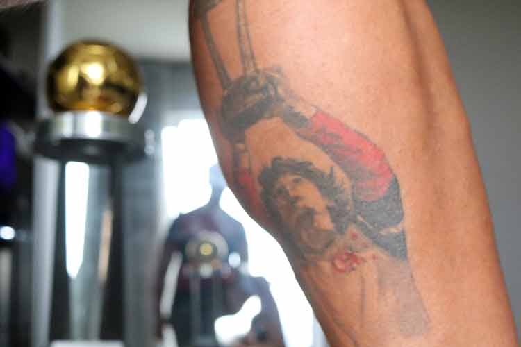 Zico 70 anos: as homenagens de quem idolatra o craque flamenguista 3 Zico tatuagem Felipe Couri