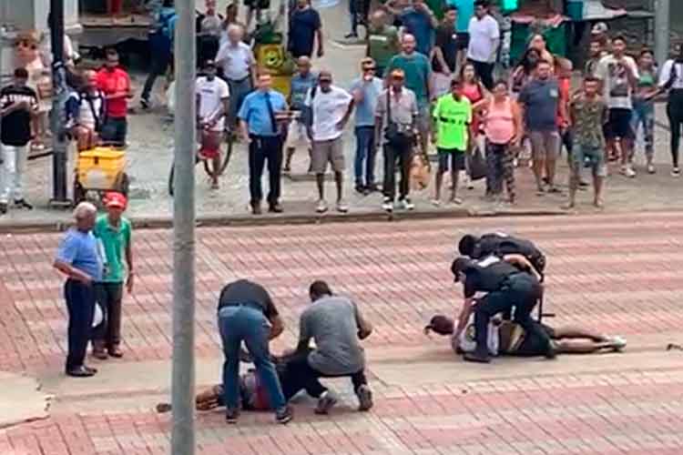 Três homens são presos após discussão na Rio Branco 1 confusao no PH Ana Julia Bellini