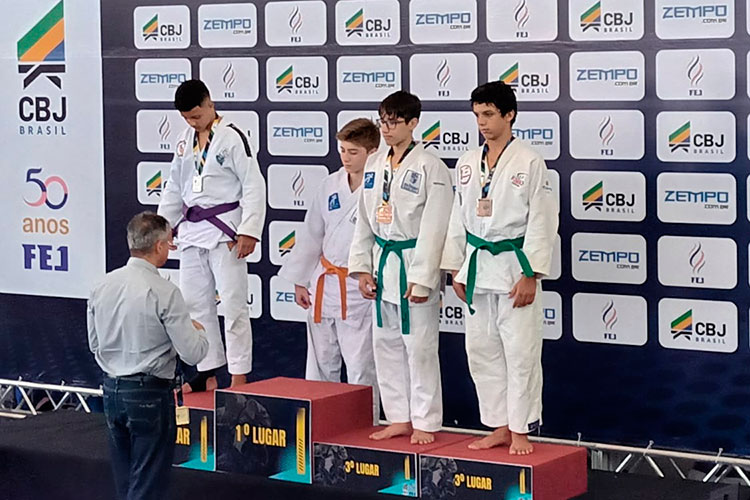 Judoca juiz-forano de 14 anos conquista bronze no Campeonato Brasileiro Regional 1 judo by arquivo pessoal
