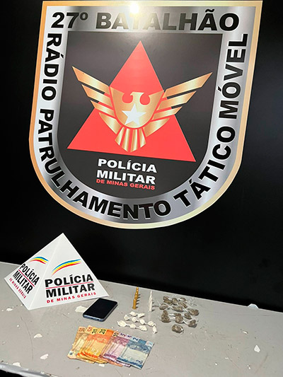Dois adolescentes são apreendidos por tráfico de drogas no São Pedro 1 trafico sao pedro adolescentes pm divulgacao