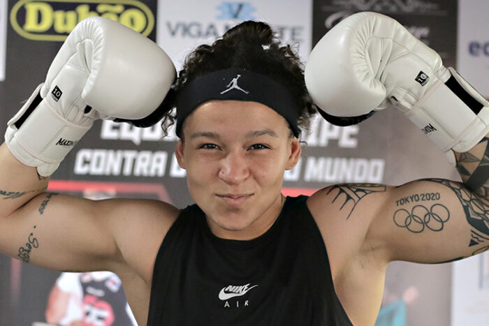 Bicampeã mundial de boxe, Bia Ferreira mira ouro nas Olimpíadas de Paris 1 bia ferreira by leo destacada