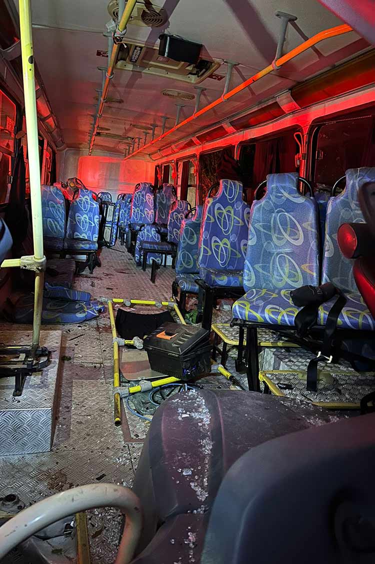 Trinta passageiros de ônibus ficam feridos em acidente no Sul de Minas 1 acidente sao sebastiao do paraiso 2 divulgacao corpo de bombeiros